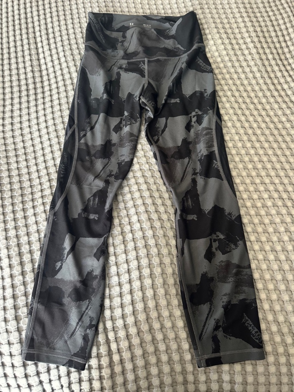Under Armour Black and Gray Performance Leggings